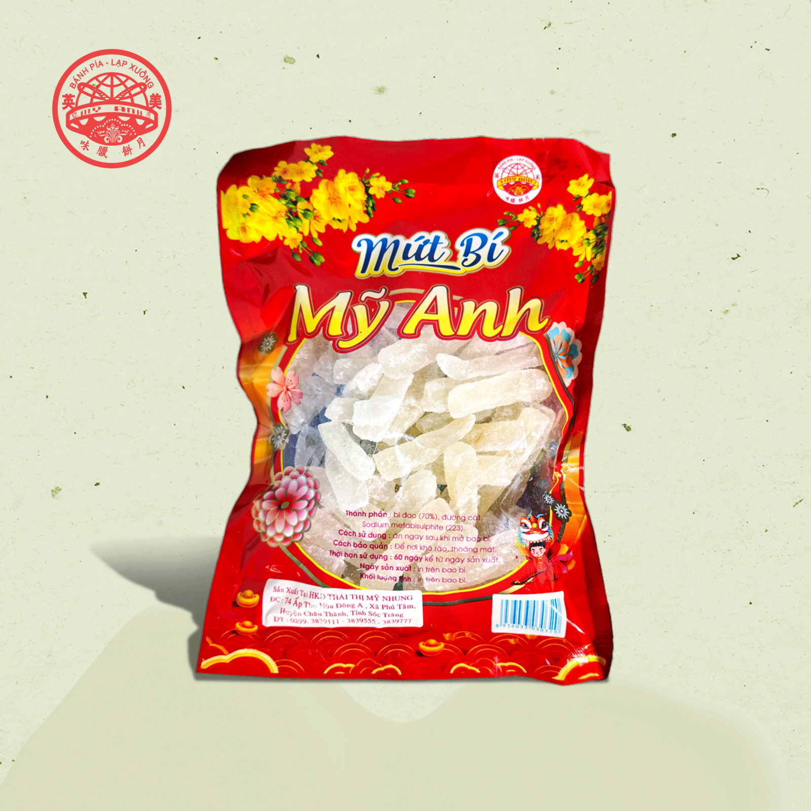 Mứt Bí 400gr ( gói xá )